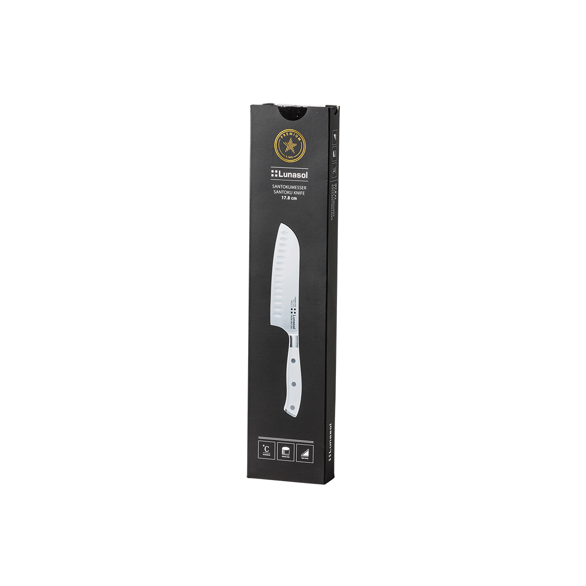 Santokumesser groß 17,8 cm - Premium