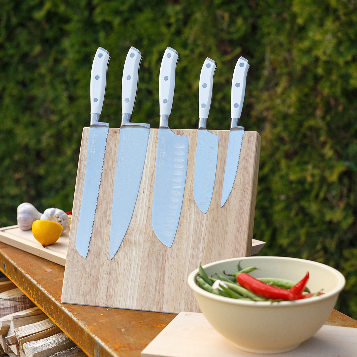 Santokumesser groß 17,8 cm - Premium
