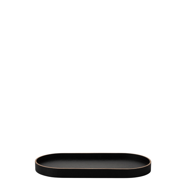 Tablett oval 40 x 20 x 3 cm – Elements Wood Wengue