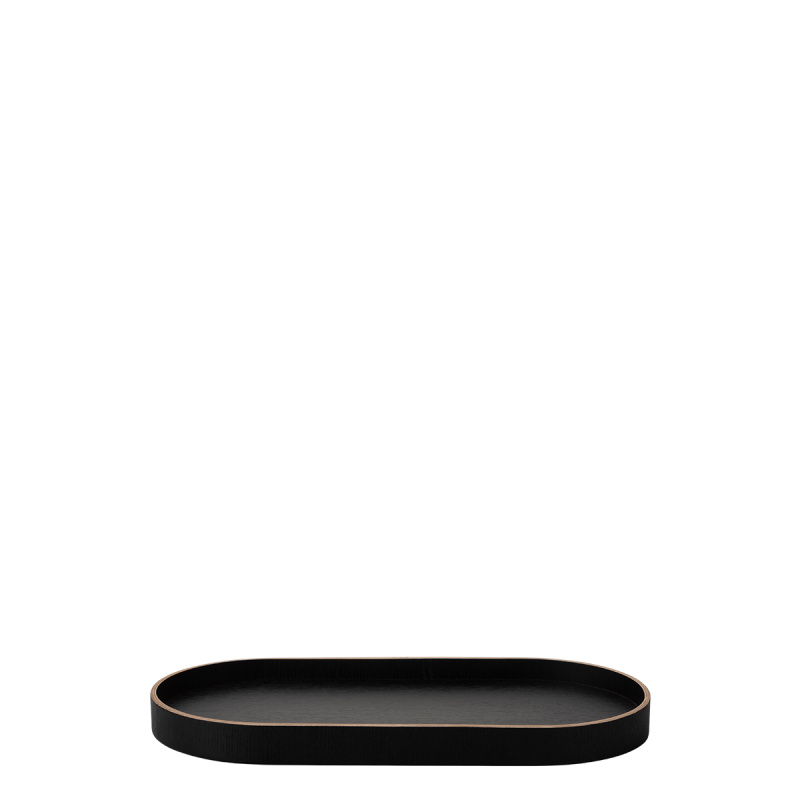 Tablett oval 40 x 20 x 3 cm – Elements Wood Wengue