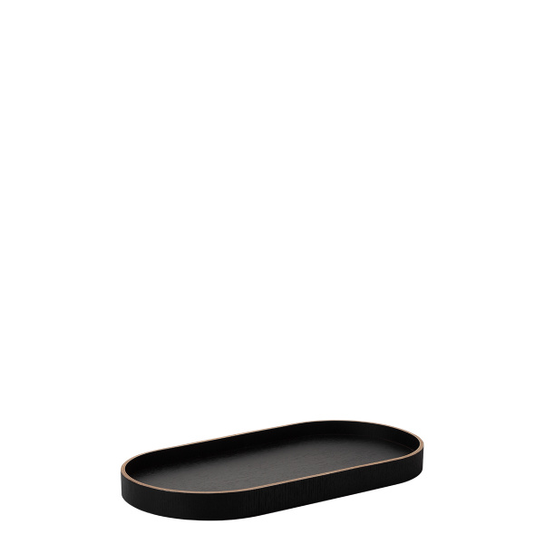 Tablett oval 40 x 20 x 3 cm – Elements Wood Wengue