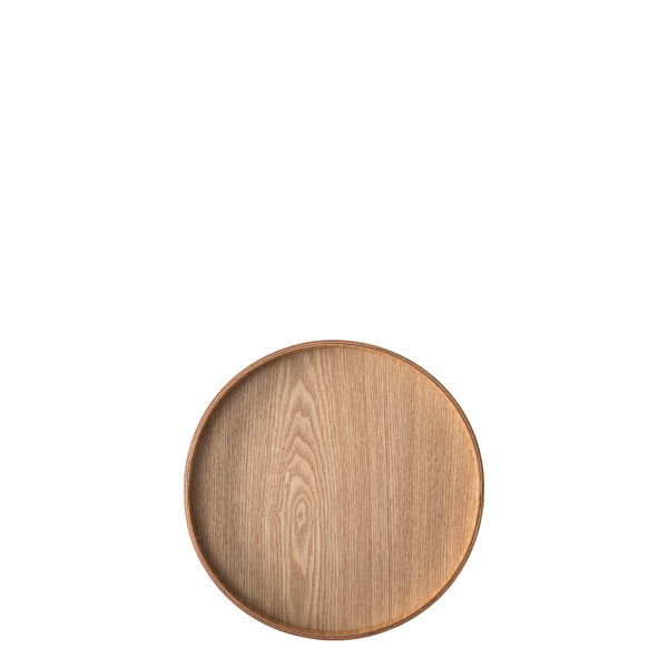 Tablett rund Ø 30 cm, H: 3.5 cm – Elements Wood Esche