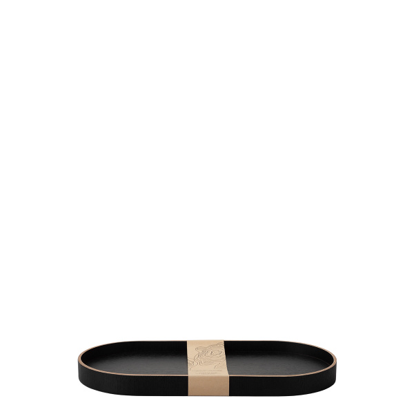 Tablett oval 40 x 20 x 3 cm – Elements Wood Wengue