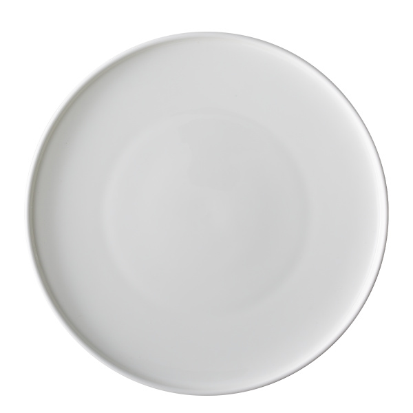 Teller flach U-Coupe 27 cm — Premium Modern Platinum Line