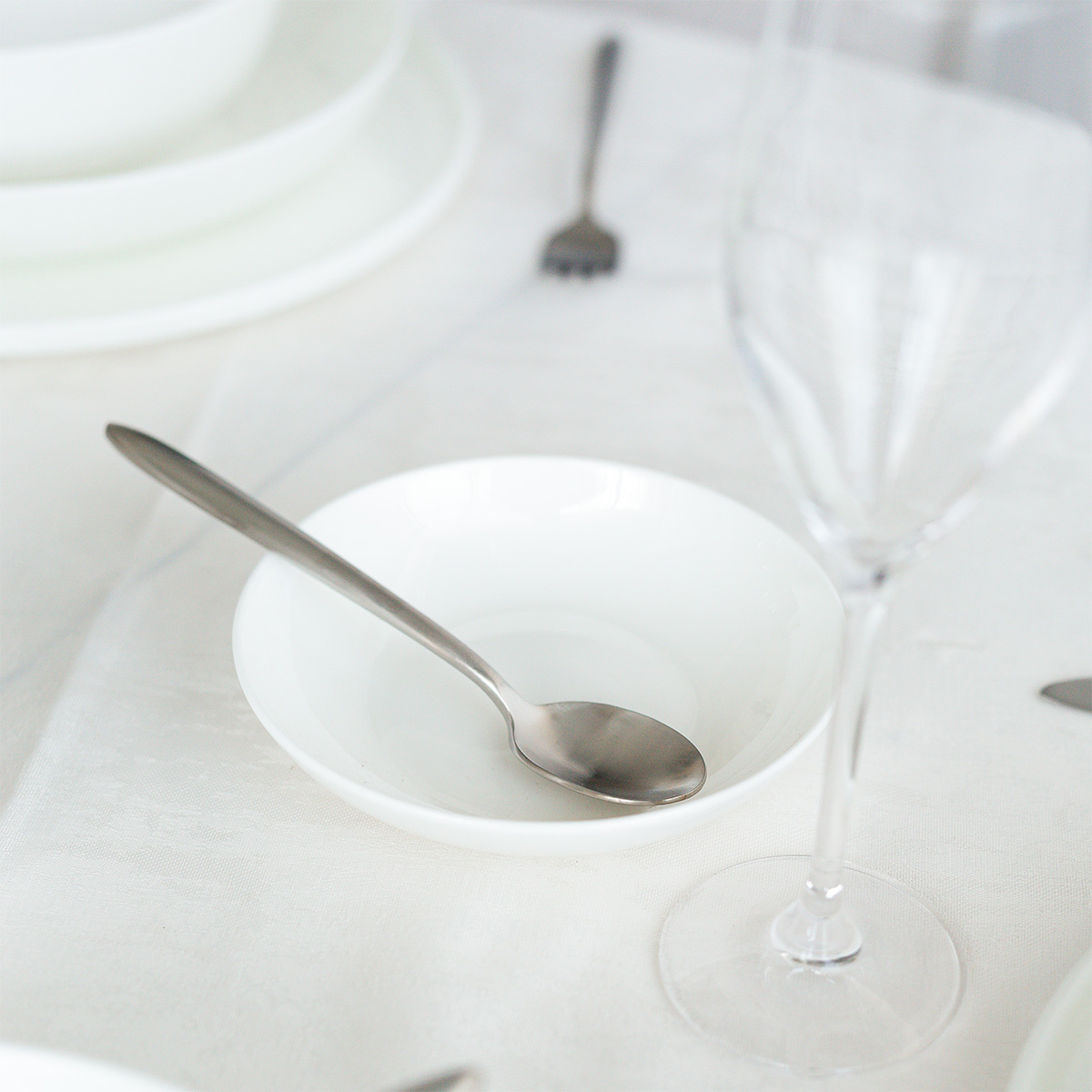 Schälchen 10 cm H: 2,5 cm — Premium Modern Platinum Line