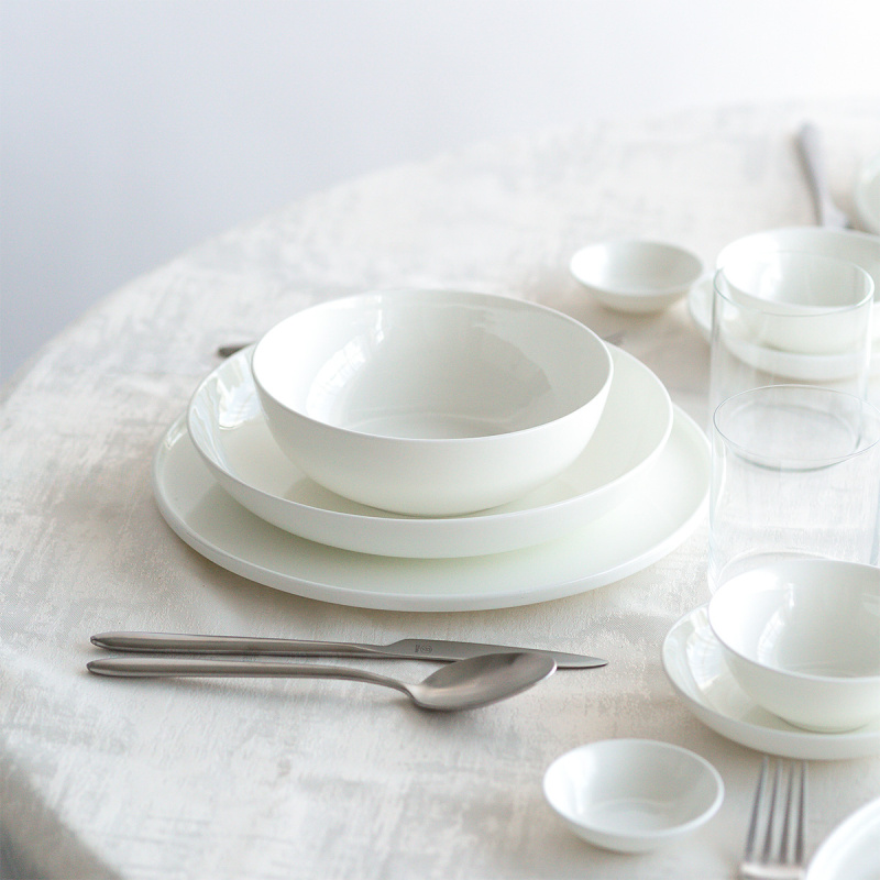 Schale 17 cm H: 6 cm — Premium Modern Platinum Line