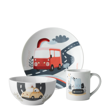Kinder Porzellan-Set Cars 3-tlg. – KIDS WORLD