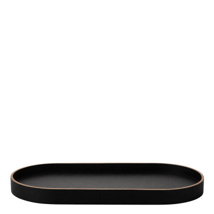 Tablett oval 40 x 20 x 3 cm – Elements Wood Wengue