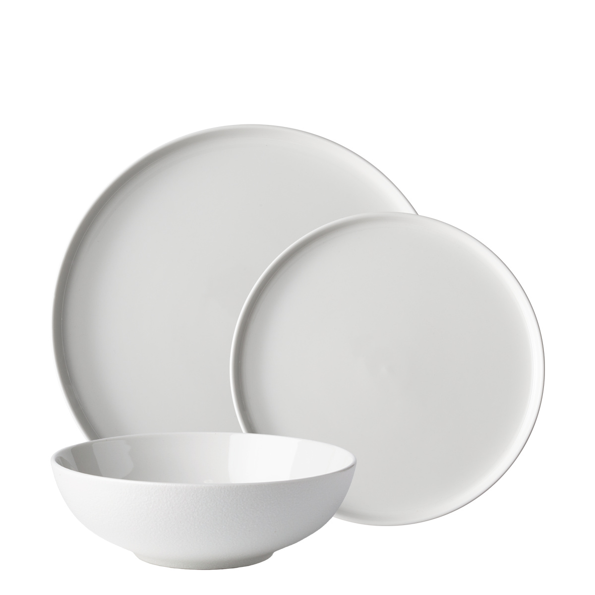 Teller-Set 12-tlg. — Fine Dining White