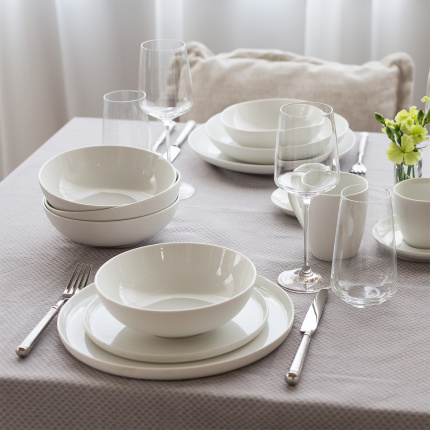 Teller-Set 12-tlg. — Fine Dining White