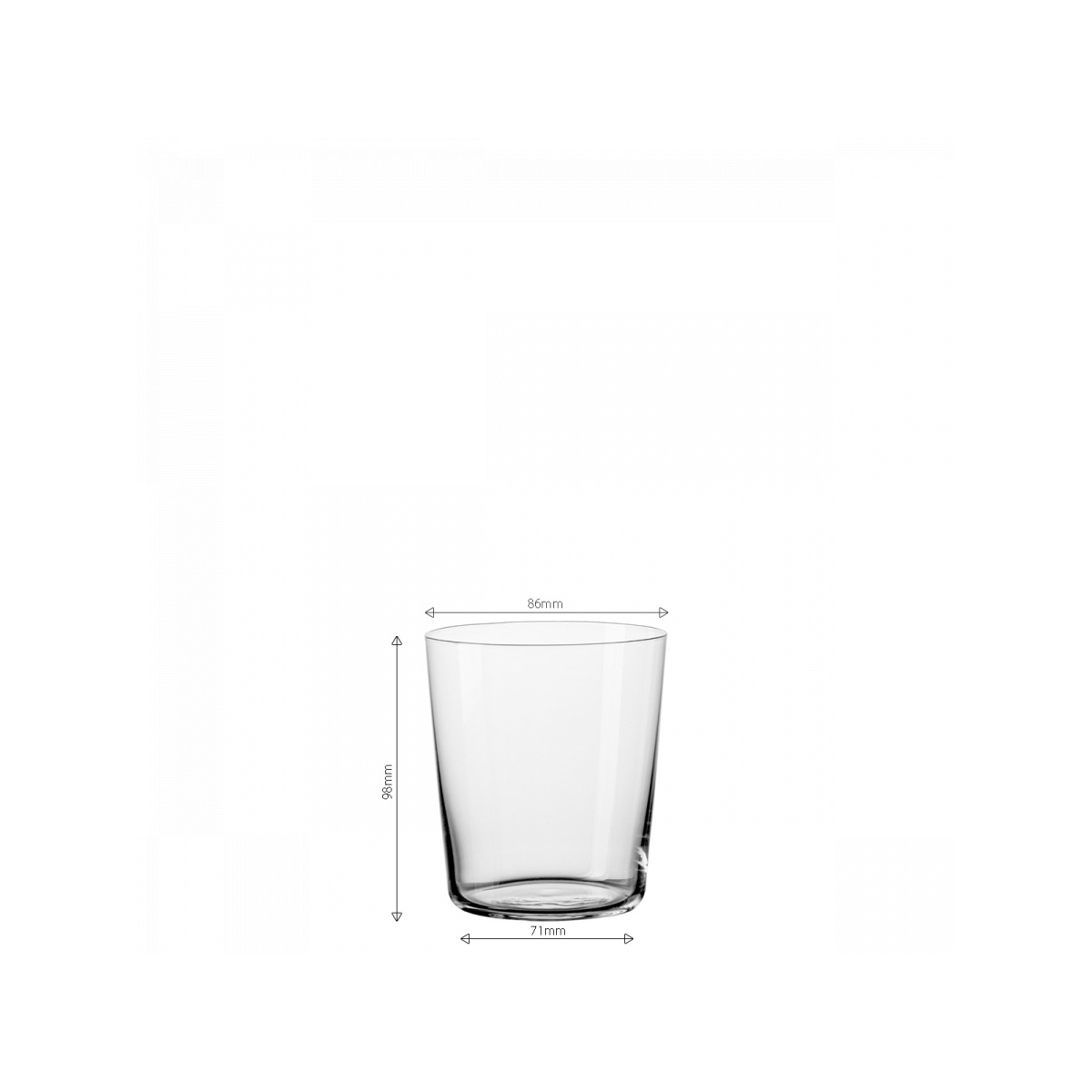 Longdrink 515 ml - 21st Century Glas Lunasol