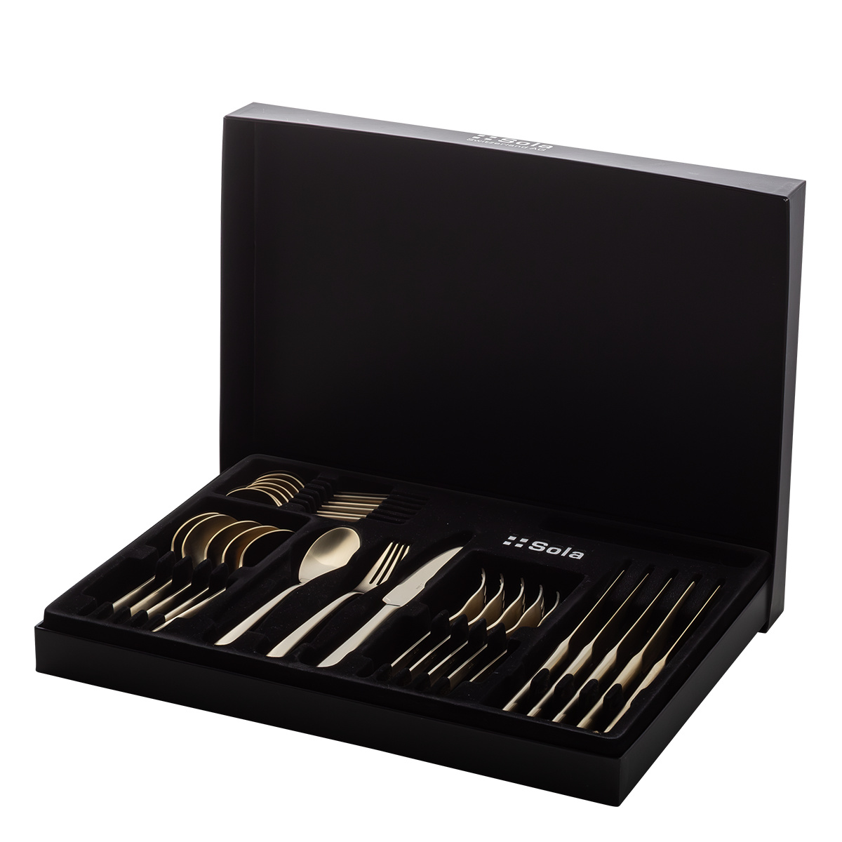 Besteckset 24-tlg. - Salamanca PVD Champagne ganz matt