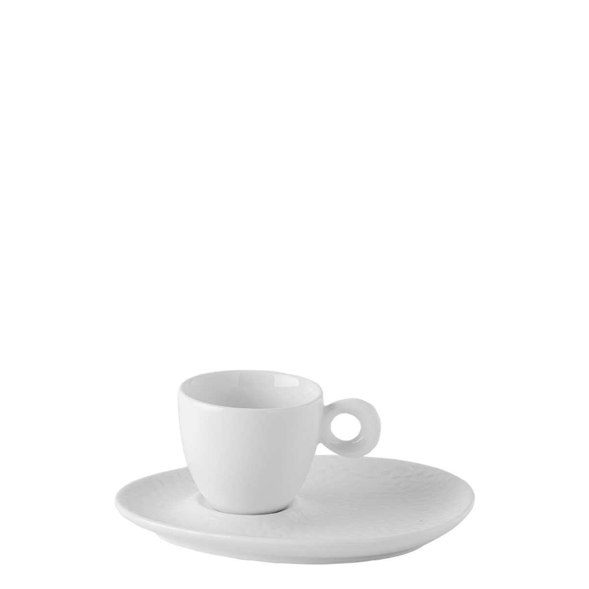 Mokka-Untertasse strukturiert - Flow