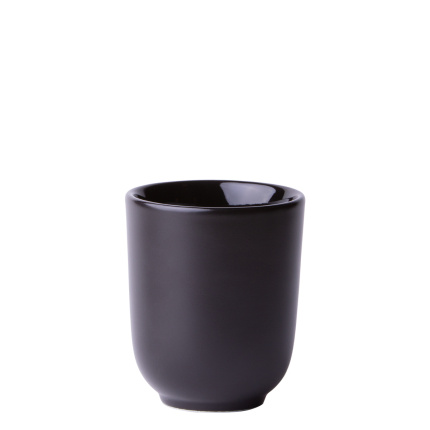 Tasse ohne Henkel schwarz 220 ml - Flow