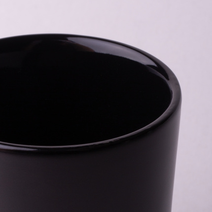 Tasse ohne Henkel schwarz 80 ml - Flow