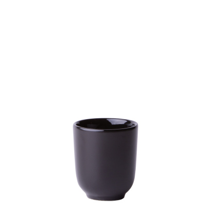 Tasse ohne Henkel schwarz 80 ml - Flow