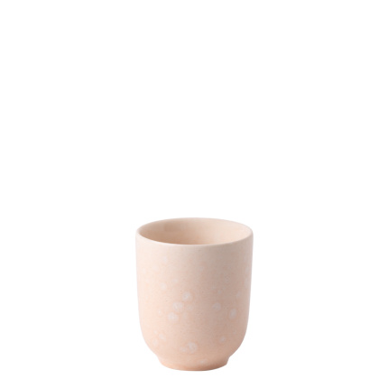 Mokkatasse ohne Henkel 80 ml | Gaya Solatelier Rose Crystal