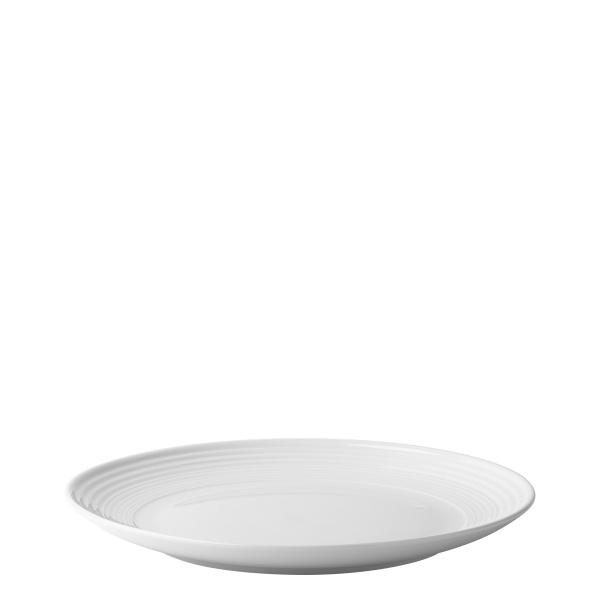 Teller flach Coupe classic Deco 27 cm Set 6-tlg. – UNIVERS Weiss