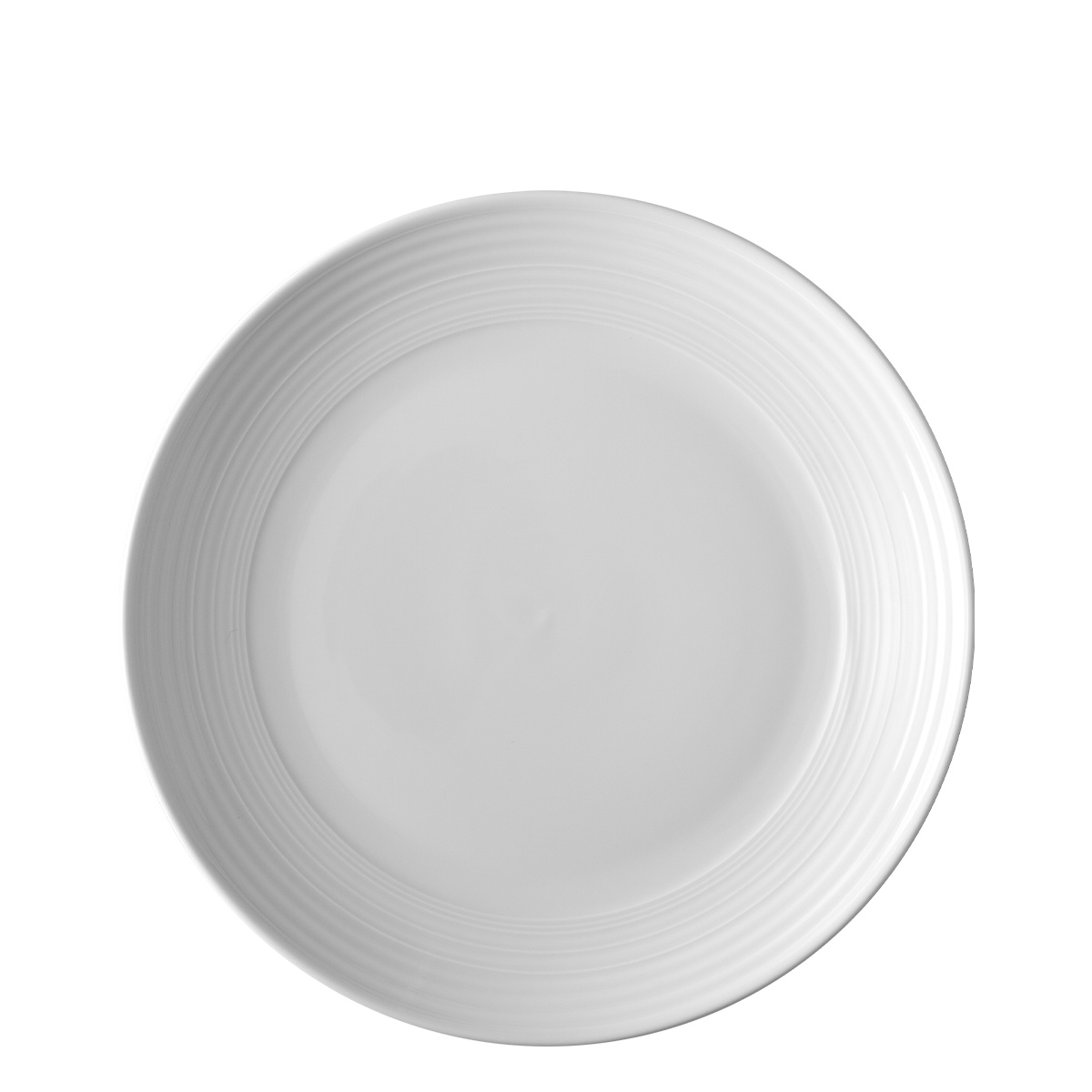 Teller flach Coupe classic Deco 27 cm Set 6-tlg. – UNIVERS Weiss