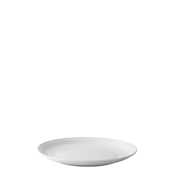 Teller flach Coupe classic Deco 21 cm Set 6-tlg. – UNIVERS Weiss