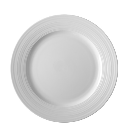 Teller flach Deco 29 cm 6-tlg. — Univers weiss