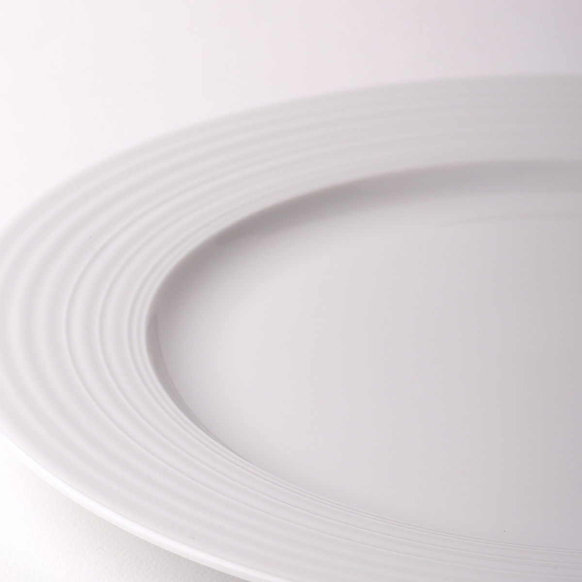 Teller flach Deco 29 cm 6-tlg. — Univers weiss