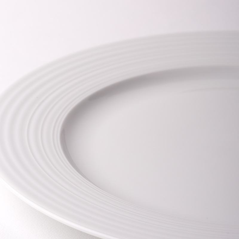 Teller flach Deco 29 cm 6-tlg. — Univers weiss