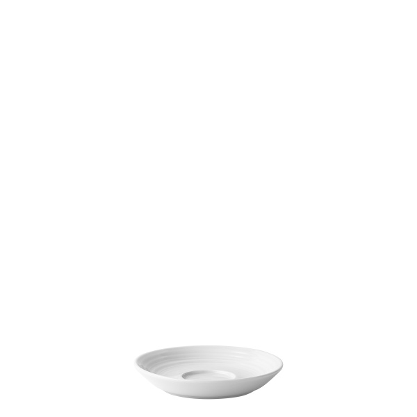 Mokka Untere mit Rim Deco 12 cm Set 6-tlg. – UNIVERS Weiss