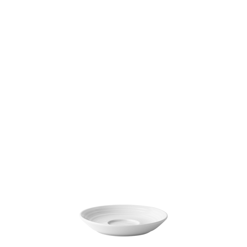 Mokka Untere mit Rim Deco 12 cm Set 6-tlg. – UNIVERS Weiss