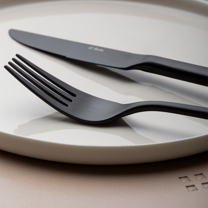 Besteckset 36-tlg. Living schwarz | Sola Premium