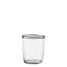 Tumbler 440 ml mit 3 Platin-Streifen — 21st Century Glas Lunasol