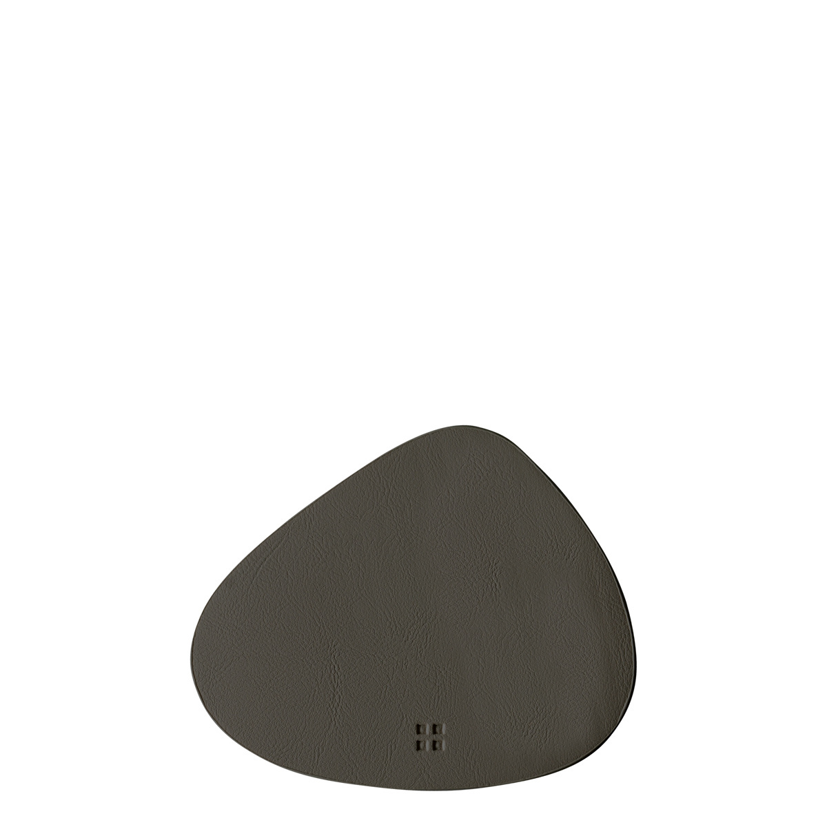 Glasuntersetzer triangle PVC anthrazit 14 x 11.5 cm - Elements Ambiente
