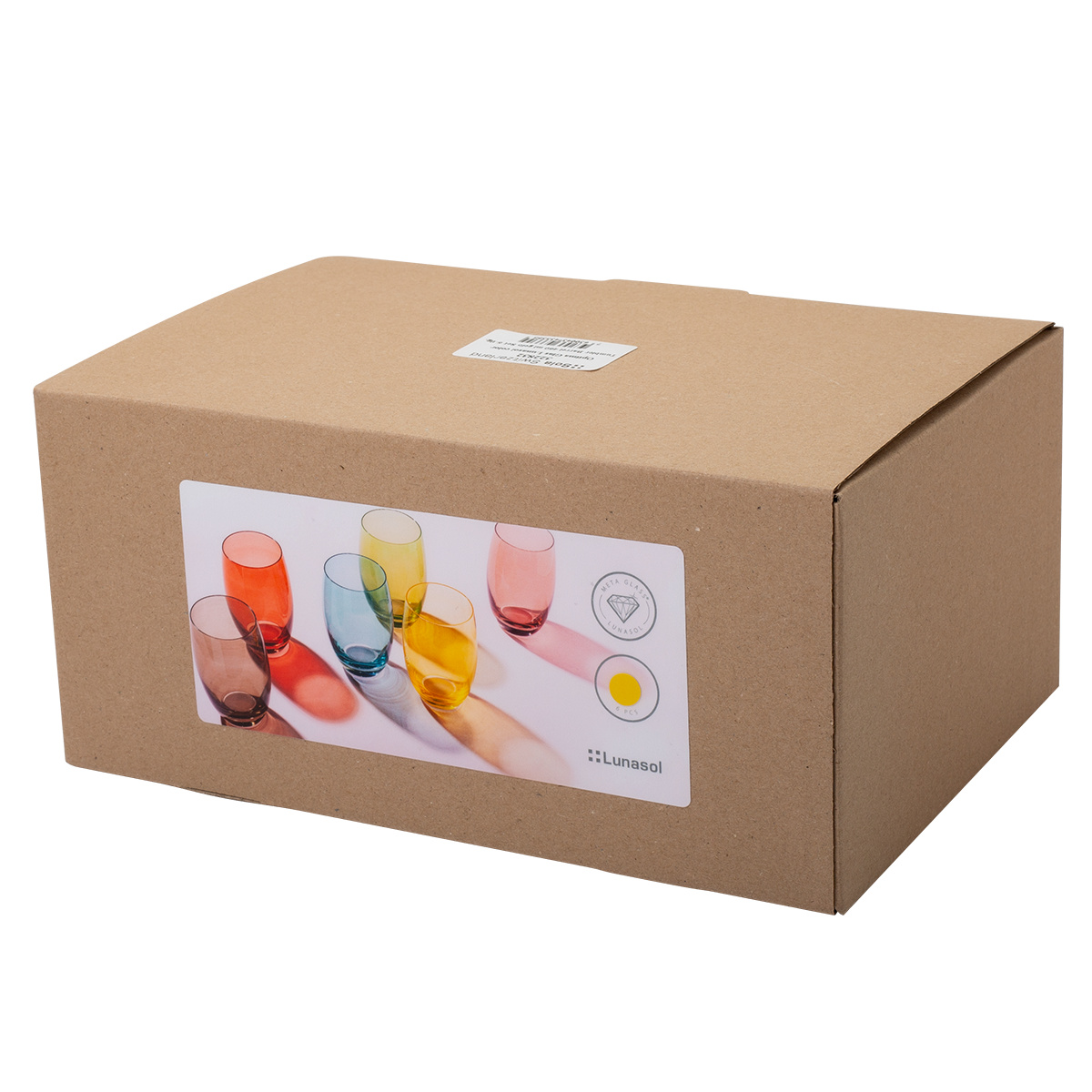 Gläser Tumbler burgundy 460 ml 6 Stk. - Optima Glas Lunasol
