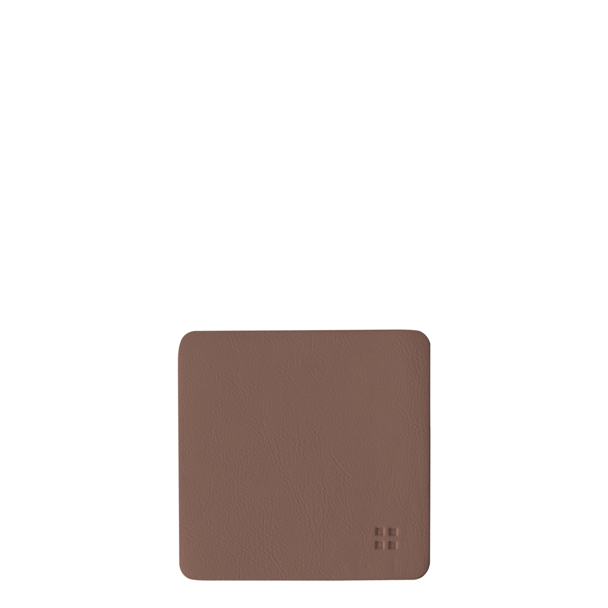 Glasuntersetzer eckig PVC altrosa 10x10 cm - Elements Ambiente