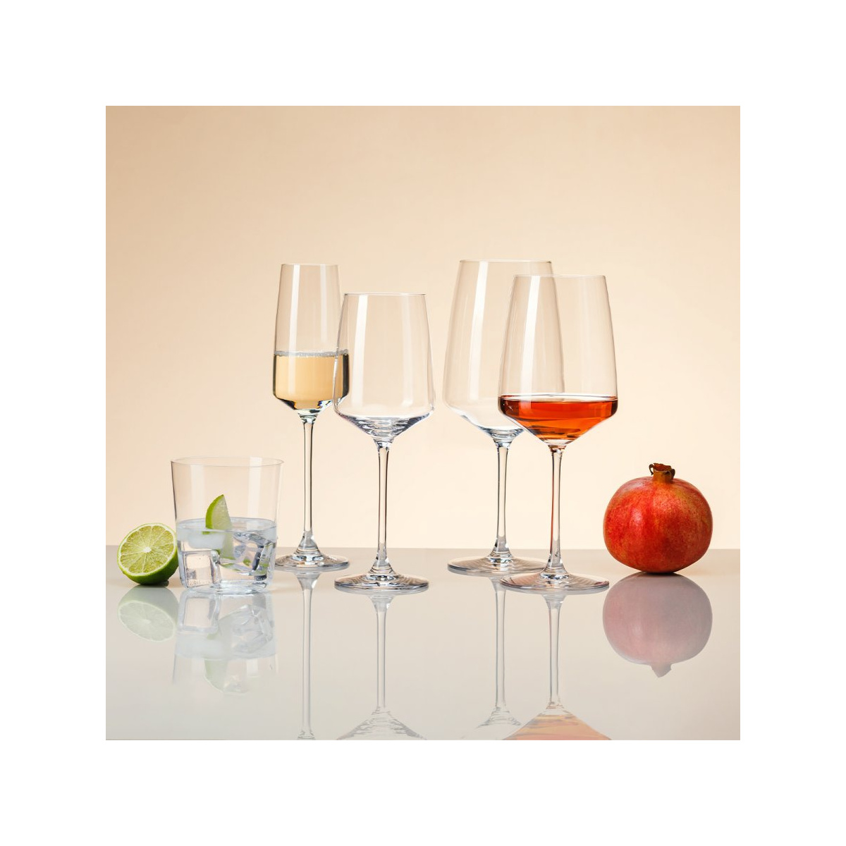 Tumbler Gläser 440 ml 4 Stk. - 21st Glas Lunasol