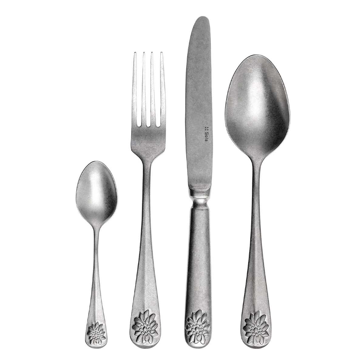 Besteck-Set 24-tlg. - Baguette Vintage Plesnivec matt