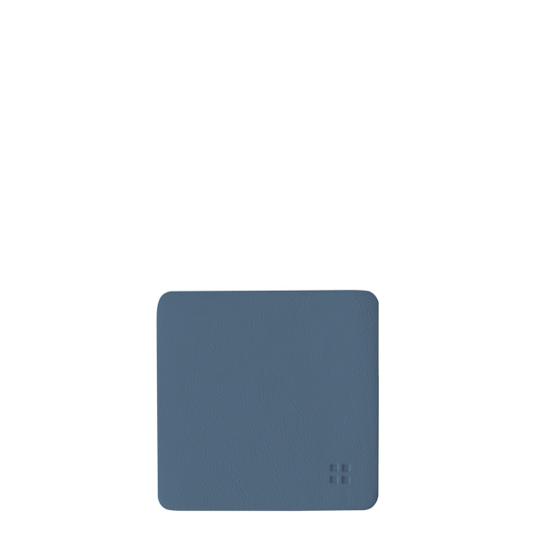Glasuntersetzer eckig PVC Petrol 10x10 cm - Elements Ambiente