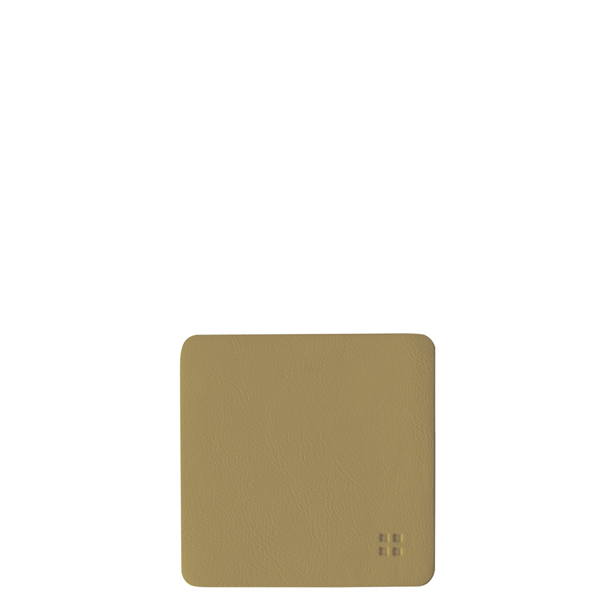 Glasuntersetzer eckig PVC Gold 10x10 cm - Elements Ambiente