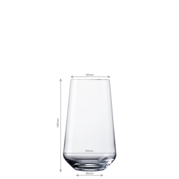 Tumbler Gläser 500 ml 4er-Set - Century Glas Lunasol META Glass