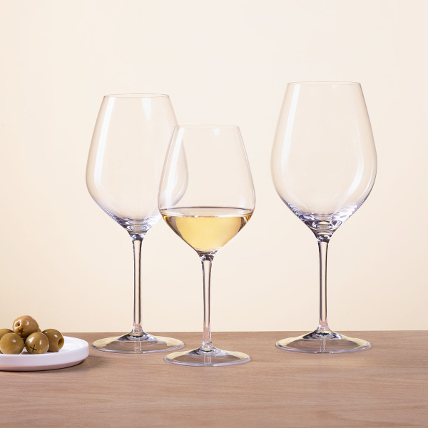 Weißweingläser 430 ml 6er-Set - Optima Glas Lunasol