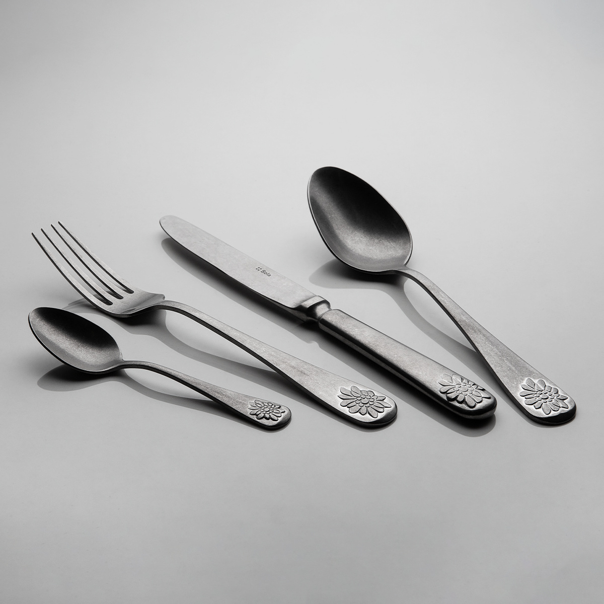 Besteck-Set 24-tlg. - Baguette Vintage Plesnivec matt