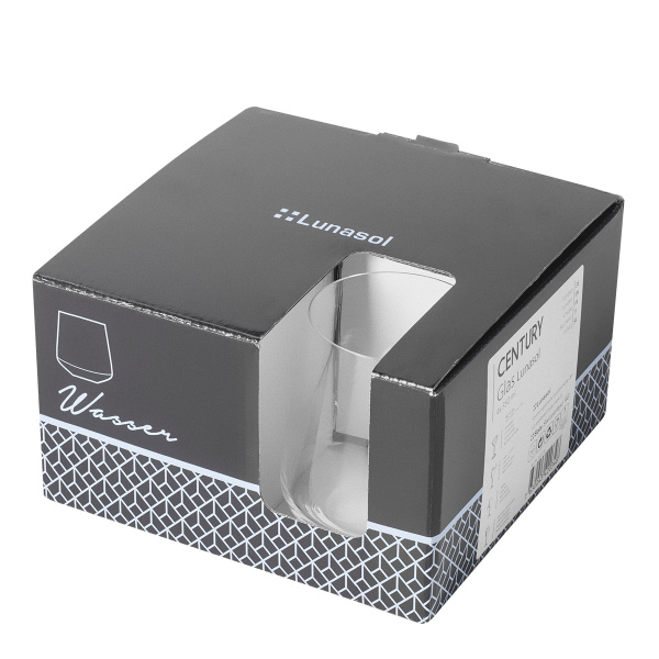 Tumbler Gläser 350 ml 4er-Set - Century Glas Lunasol META Glass
