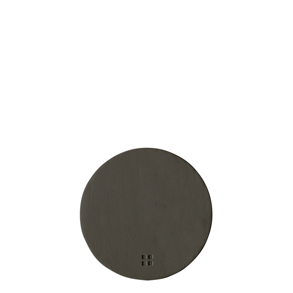 Glasuntersetzer rund PVC anthrazit ø 11 cm - Elements Ambiente