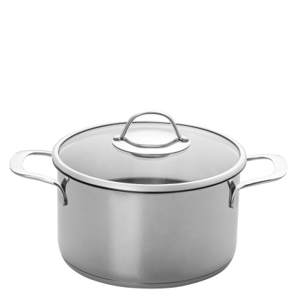 Kochtopf mit Glasdeckel ø 24 cm | Orion Inox