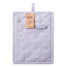Topflappen 19 x 24 cm Silber-Melange - Basic Ambiente