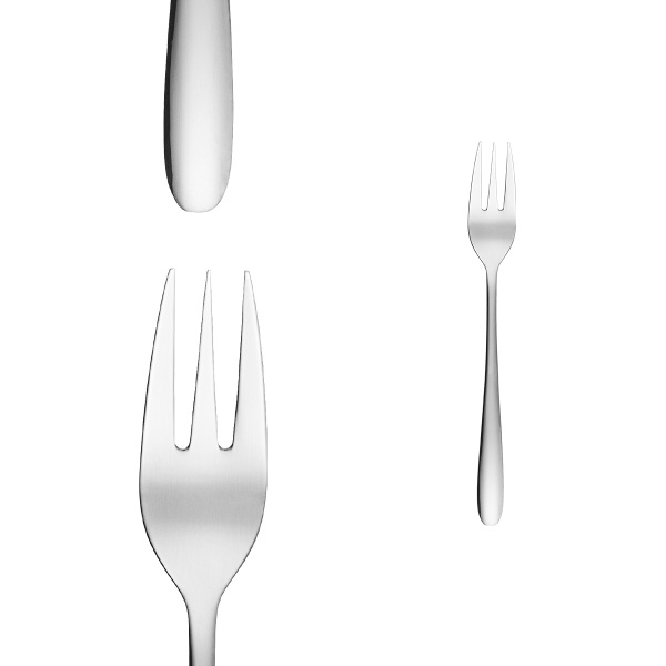Kuchengabel Set 4-tlg. – Basic Alpha