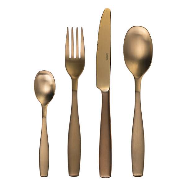 Besteck-Set 24-tlg. - Gaya All Satin gold