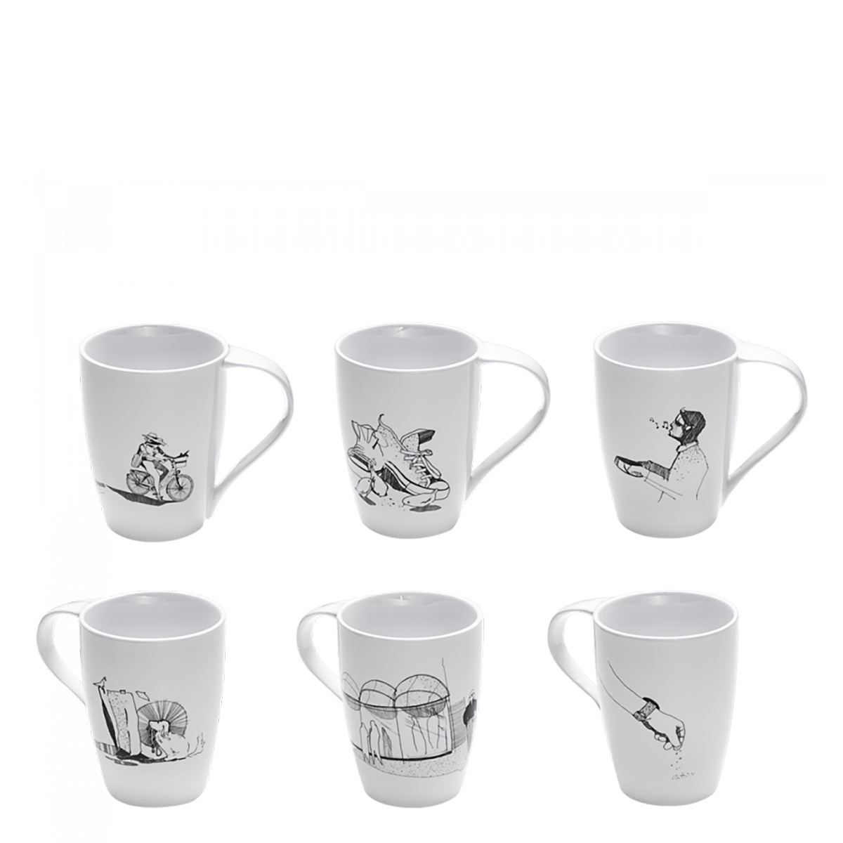 Becher-Set 3 tlg. Big Story- Hotel Inn