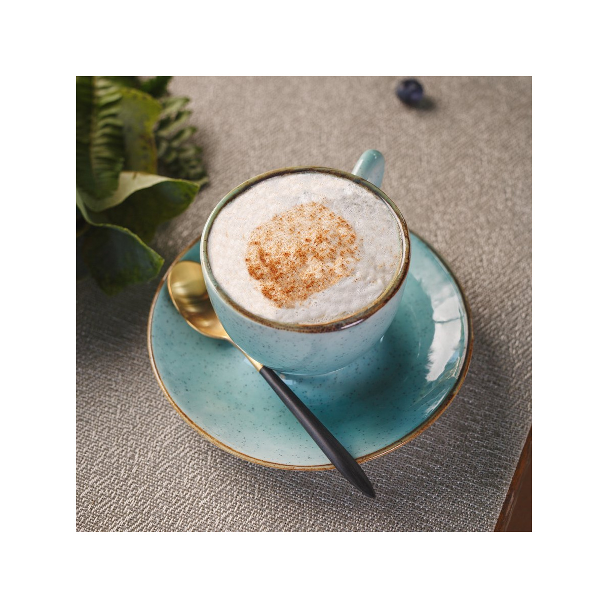 Kaffee Untere - Gaya Sand türkis Lunasol