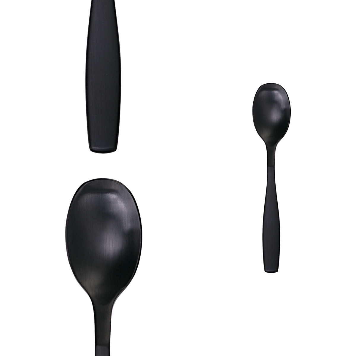 Besteckset 24 tlg. - Gaya Schwarz All Satin